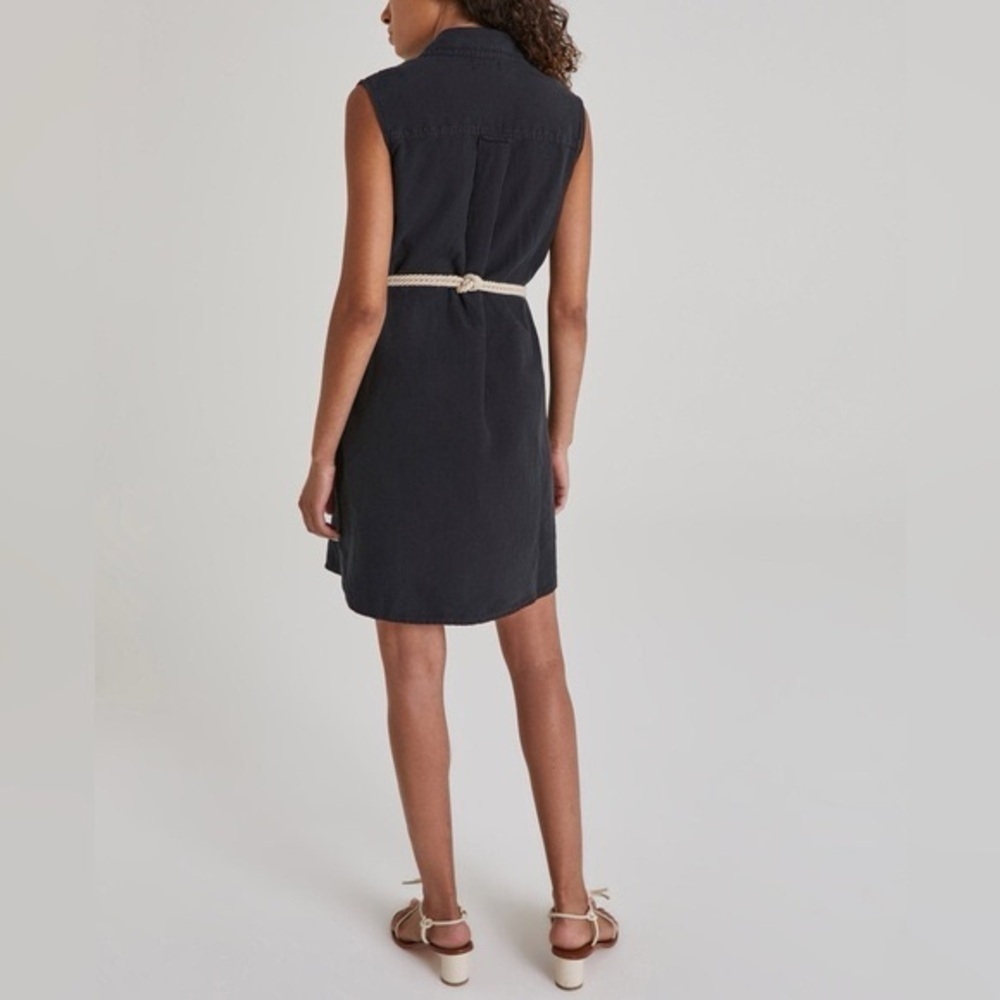 NWT AG Adriano Goldschmied Marie Sleeveless Dress. Cotton/Linen blend - Picture 2 of 8